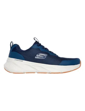 Sneakers Navy con Soletta in Memory Foam Edgeride - Rekze 42 - Skechers - FashionsVida