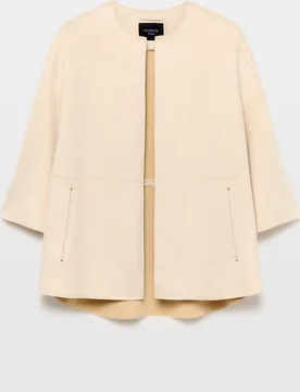 Abrigo antelina de mujer - Woman El Corte Inglés - FashionsVida