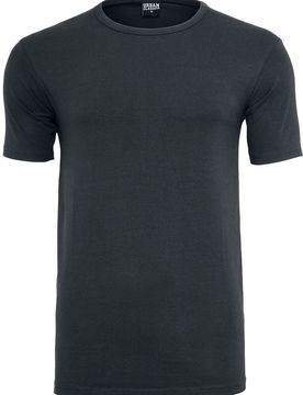 T-Shirt - Fitted Stretch Tee - M bis 5XL - für Männer - Größe M - schwarz - Männer - male