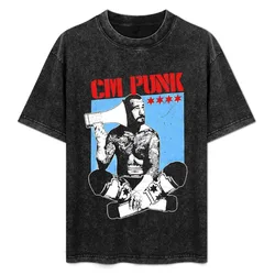 Cm.Punk . T-Shirt Soft Casual Short Sleeve Cotton Tee