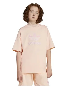 Originals Maglietta A Maniche Corte Oversize Trefoil Haze Coral 9-10 Anni - Adidas - FashionsVida