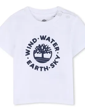 T-shirt à Manches Courtes T60857 White 2 Années Garçon
