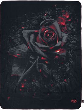 Gothic Decke - Burnt Rose - schwarz - None - unisex