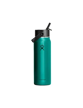 Borraccia Flex Straw Cap Lightweight 946ml isolata verde scuro - Hydro Flask - FashionsVida