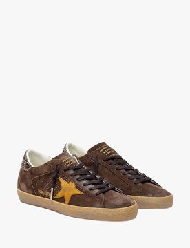 Baskets basses Super Star à étoile en cuir suédé