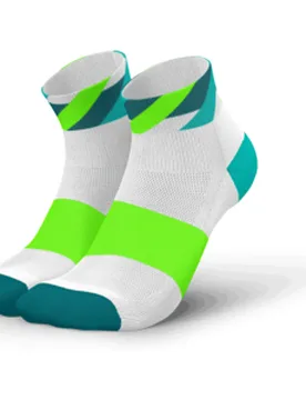 RUNNING LOOPS SHORT LAUFSOCKEN Unisex White Green 39-42 - INCYLENCE - FashionsVida