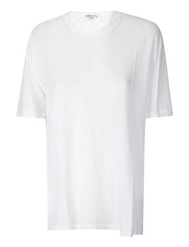 Maglia girocollo oversize in jersey crepe