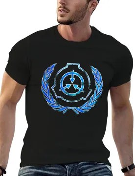 SCP foundation blue crest symbol T-Shirt funny t shirts man cotton t shirts high quality t shirts for man cotton funny T-shirt - Aliexpress - FashionsVida