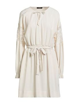 Minivestido Mujer Beige XS Mujer