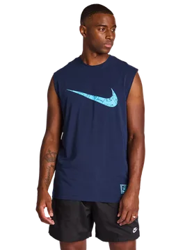 Giannis Men Vests - Blue - Size XL - Cotton Jersey - Blue - Size: Extra Large - Nike - FashionsVida