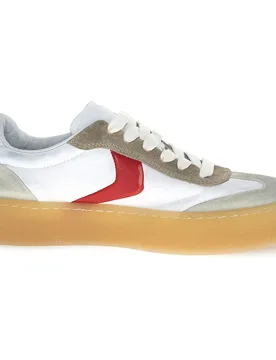 Sneaker Mind 02 Off White / White / Chili EU 37 - Voile Blanche - FashionsVida