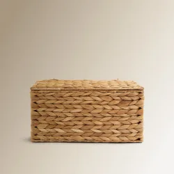 Caja de ordenación trenzada Jacinto de agua