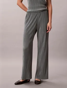 Pantalón plisado de mujer pull on - Calvin Klein - FashionsVida