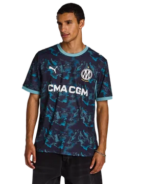 Olympique De Marseille Away 26-27 Uomo - Maglie/Repliche Blu - Taglia L - Poly Jersey L - Puma - FashionsVida