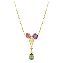 Pendente a Y Imber, Taglio misto, Multicolore, Finitura oro 18K OS