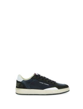 Sneakers in pelle BLU SCURO 44