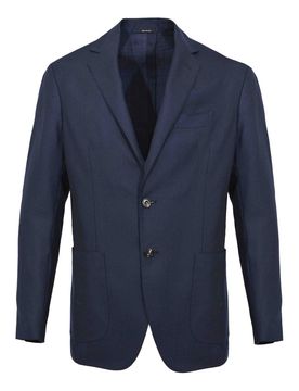 Giacca Monopetto In Cashmere E Seta