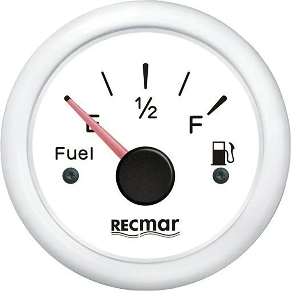 º Eu Fuel Level Indicator White 51 mm unisex - Recmar - FashionsVida