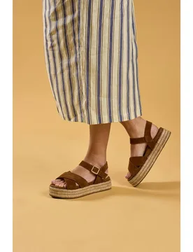 Women's Rosa Rafia Sandal in Tan Size: 8 - Tan - Size: 8 - Hush puppies - FashionsVida