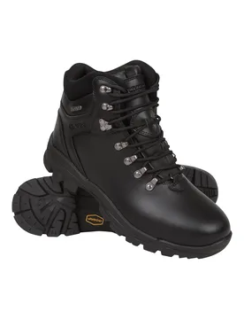 Latitude II Extreme Mens Waterproof Leather Walking Boots - Black - Black - Size: 10 - Mountain Warehouse - FashionsVida