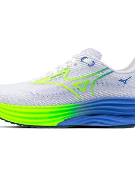 Scarpe Da Running Wave Rider 29 White / Lightning Yellow / Ultramarine EU 37 - Mizuno - FashionsVida