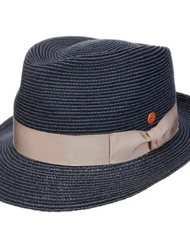 Maleo Trilby Hemp Hat by - navy - Damen - Size: S (54-55 cm) - Mayser - FashionsVida