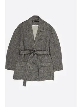 Chaqueta de mujer sastre algodón lino - Bimba y Lola - FashionsVida