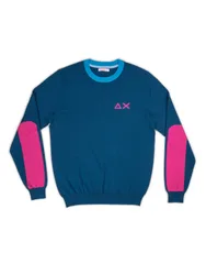 Maglia Uomo Sun68 K44130 83 BLU PR