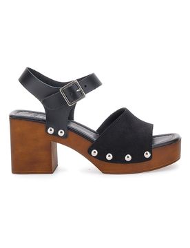 Zoccoli con Cinturino Vera Pelle Neri 5757 38
