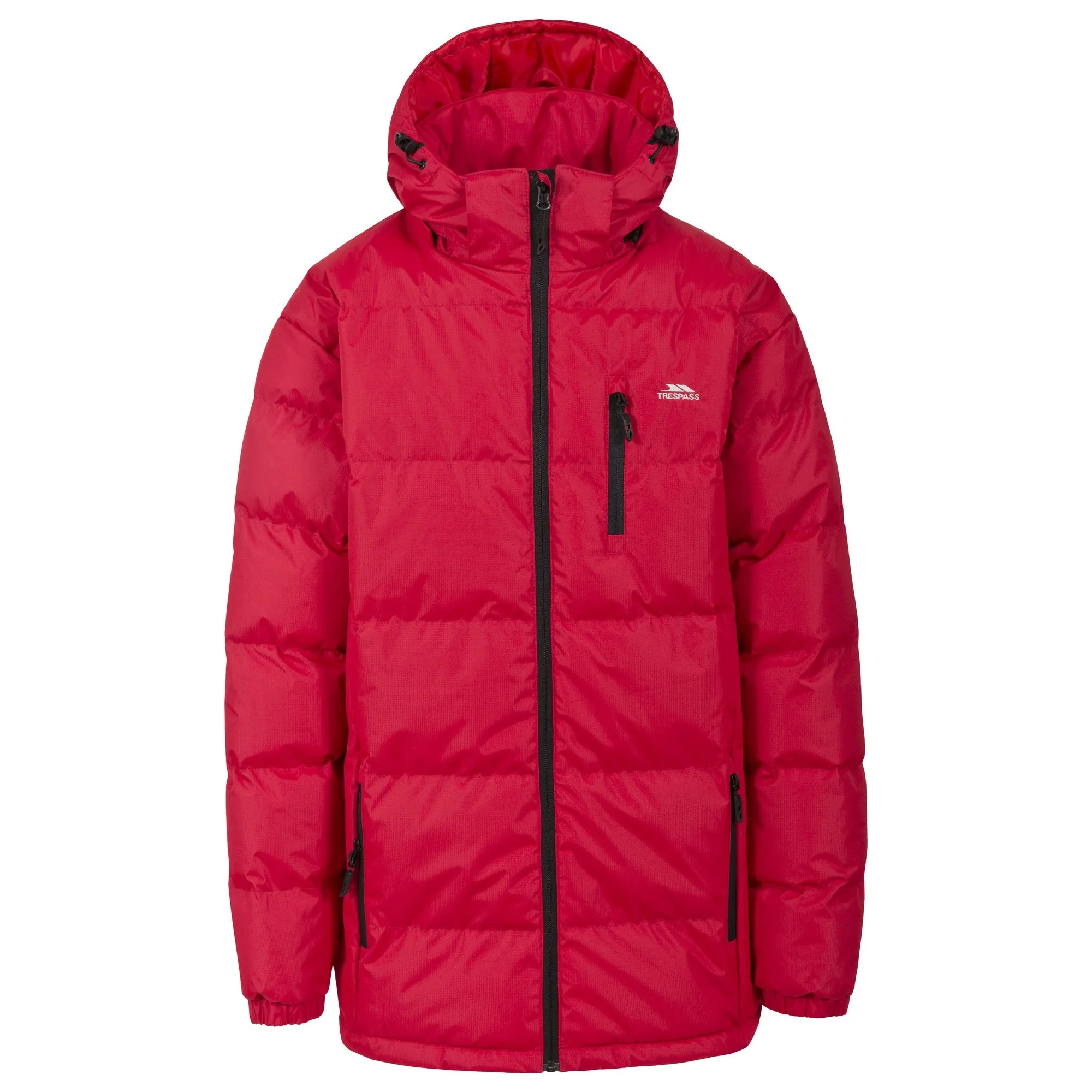 Mens Clip Padded Jacket (Red) - Size Medium - Trespass - FashionsVida