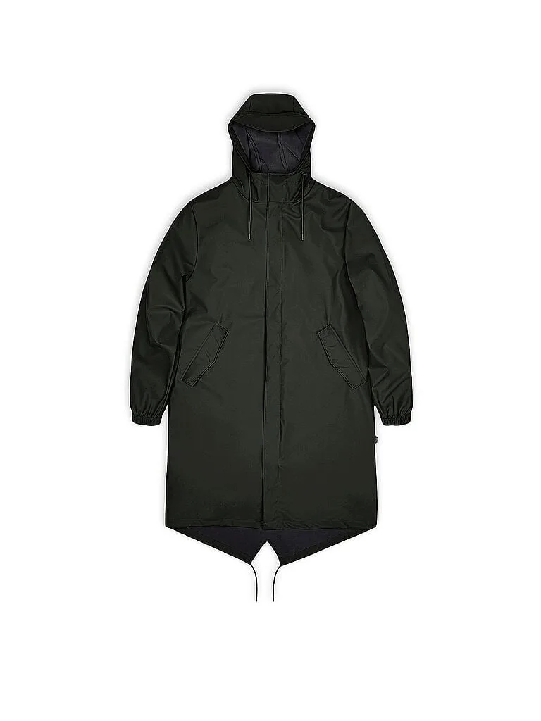 Parka - Regenjacke grün XXL herren - Rains - FashionsVida