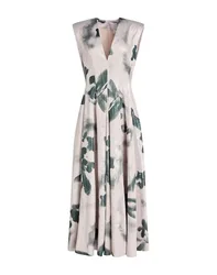 Vestido midi Mujer Gris perla 34 Mujer