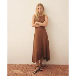 Vestido de punto gofrado