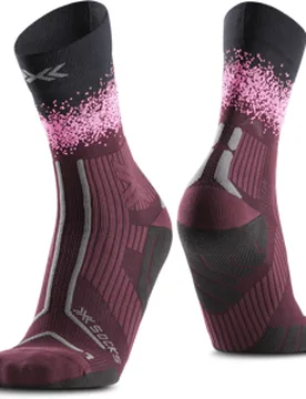 X-SOCKS® TRAILRUN TERRASKIN PERFORM CREW Unisex Oxide Red/Fluo Pink 35-38 - X-BIONIC - FashionsVida