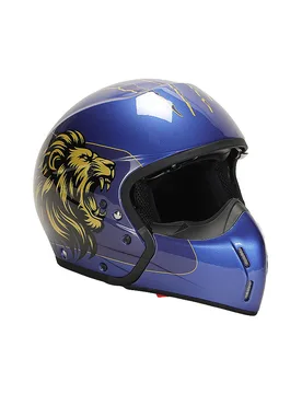 Casco da moto in carbonio Blu blu - Aeronautica Militare - FashionsVida