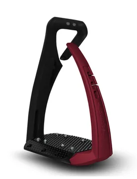 Steigbügel SOFT'UP PRO PLUS black-pearl red velvet - Freejump - FashionsVida