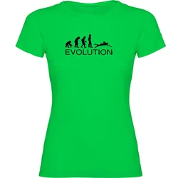 Evolution Swim Short Sleeve T-shirt Light Green L Women