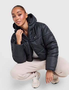 Womens Gym Life Swoosh Synthetic Jacket - Nero, nero nero Donna taglia M