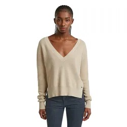 Pull à Col En V D29554-d771 Dark Brick Htr M
