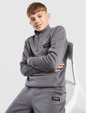 Rocco 1/4-Zip Sweatshirt Kinder, Grau - unisex - Size: 12-13Y