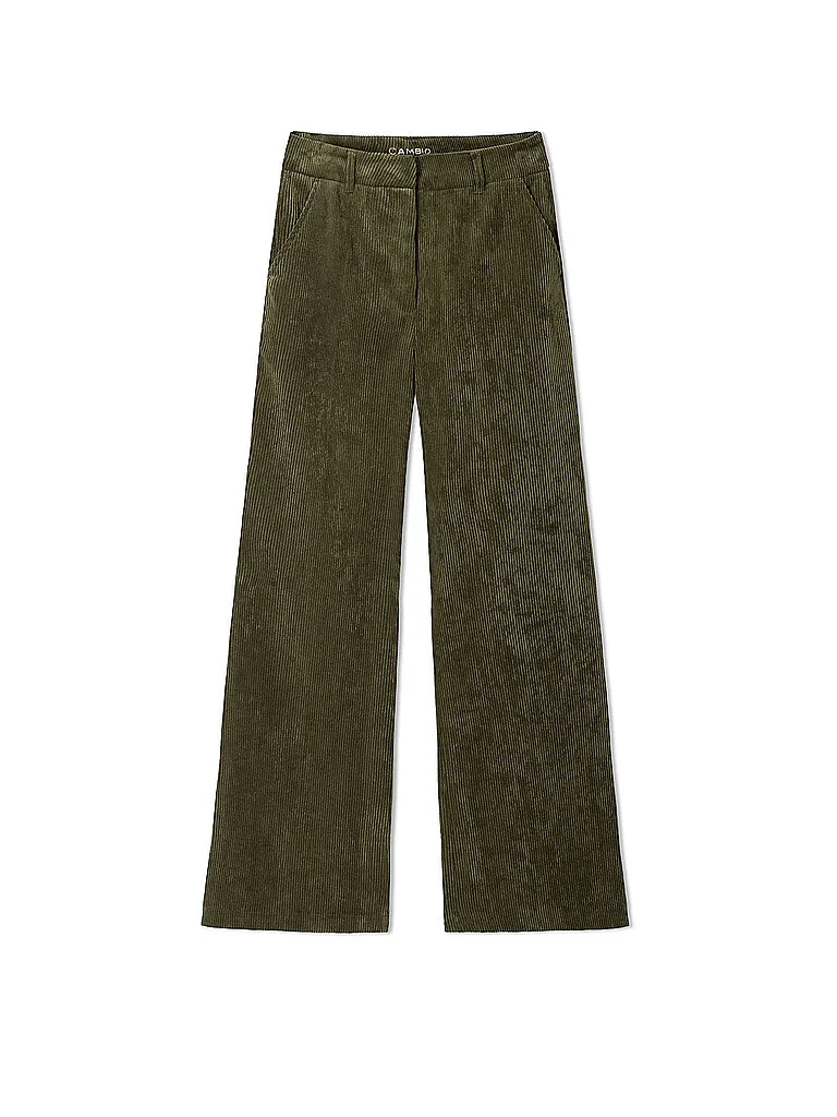 Pantalone Marlene AMELIE oliva 40/L32 - Cambio - FashionsVida