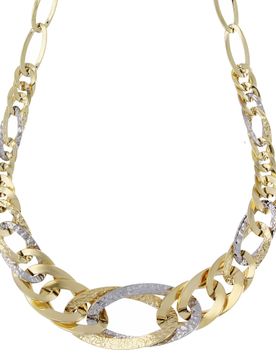 Collana Donna Oro Bianco Giallo GL102246