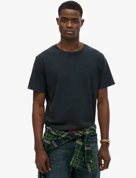 Superdry Herren Essentials Relaxed T-shirt Navy - Größe: M - 29.99 - FashionsVida
