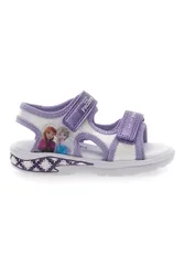 Sandali Viola Con Luci e Strappi in Velcro D11955M 30