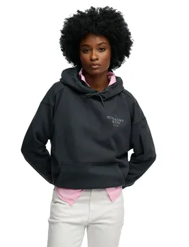 Sweat à Capuche Luxe Casual Relaxed Eclipse Navy XS