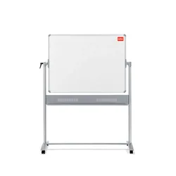 Lavagna Bianca Girevole In Melamina Basic 150x120 Cm