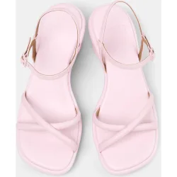 Sandalias de cuña de mujer de piel louise sandal