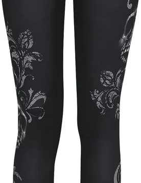 Rock Leggings - Built For Comfort - XS bis 5XL - für Damen - Größe S - schwarz - Frauen - female - Rock Rebel by EMP - FashionsVida