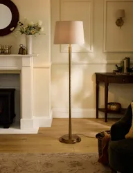 Sullivan Metal Floor Lamp Champagne