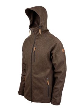 Kapuzenraudi Lodenjacke M Braun